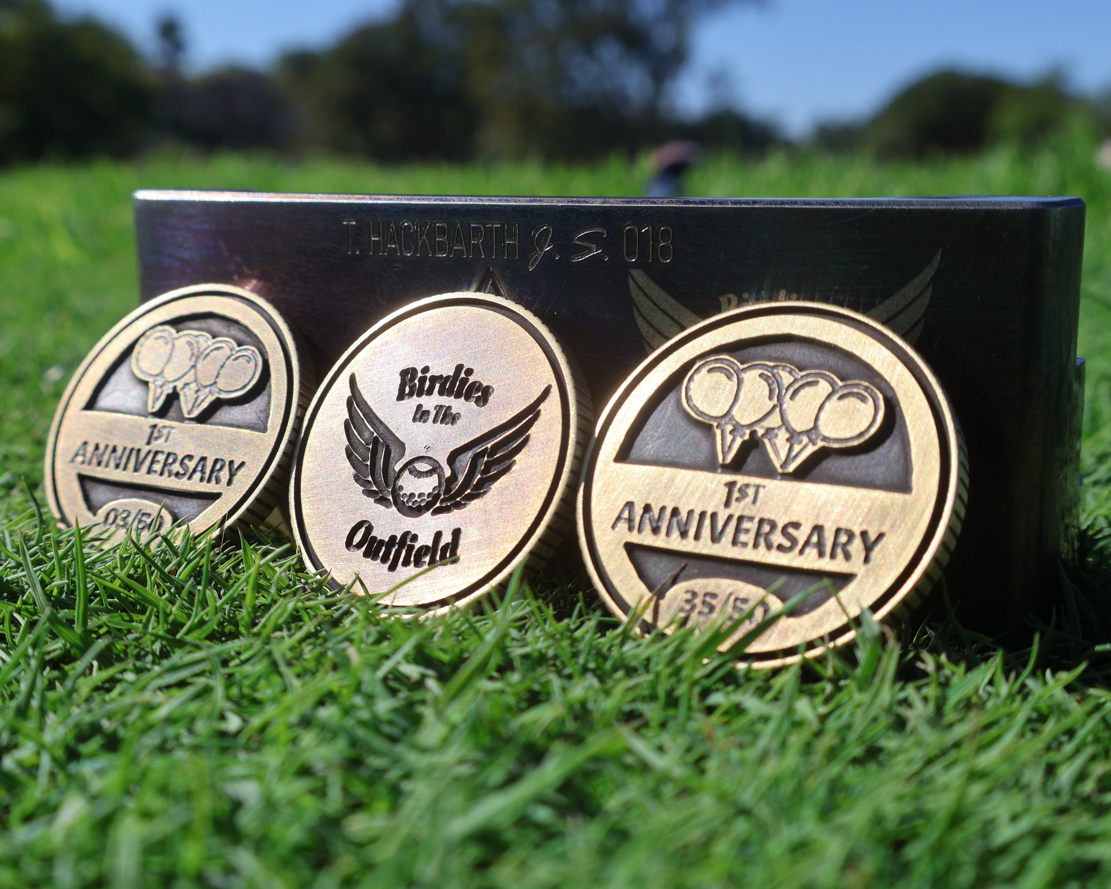 1st Anniversary Ball Markers